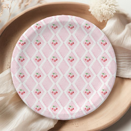 kersen-Baby shower Papieren Bordje