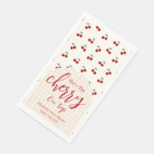 kersen-Baby shower Servet (Hoek)