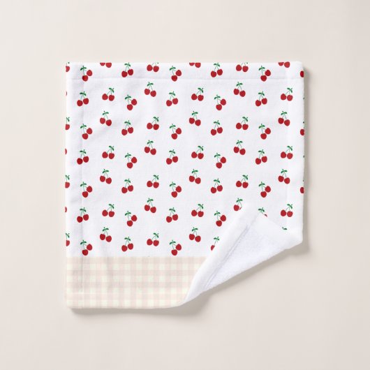 Kersen Bad Handdoek (Wasdoekje)