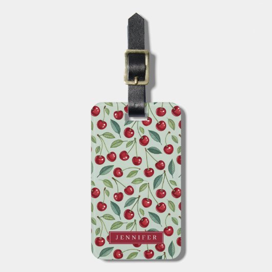 Kersen Bagage Labels (Voorkant verticaal)