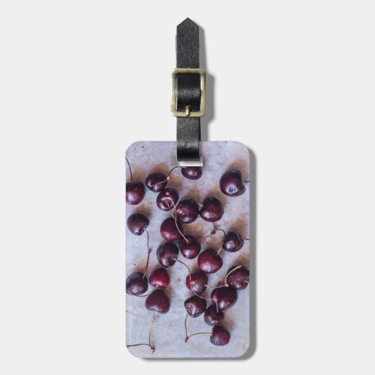 Kersen Bagagelabel (Voorkant verticaal)