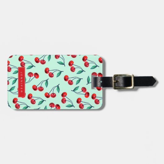 Kersen Bagagelabels (Voorkant horizontaal)