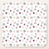 Kersen, bessen en bogen! kartonnen onderzetters (Voorkant)