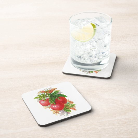  kersen bier onderzetter (Rechterzijde)