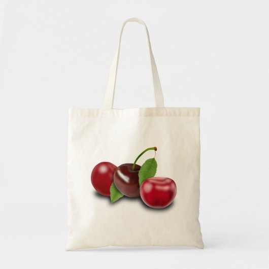 Kersen blad Morello Fruit Vitamine Tote Bag (Voorkant)