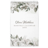  Kersen Bloemen Jaarlijkse Maandplanner Kalender (Hoes)