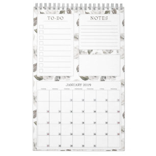  Kersen Bloemen Jaarlijkse Maandplanner Kalender