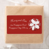 kersen bloesem poëzie rode witte elegant sakura etiket (Insitu)