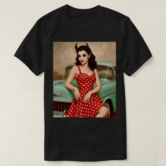 Kersen Bombshell T-shirt (Design voorkant)
