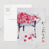 Kersen Briefkaart (Voorkant / Achterkant)