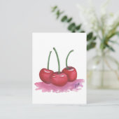 Kersen Briefkaart (Staand voorkant)