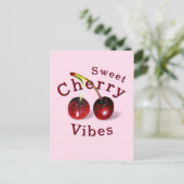 Kersen Briefkaart (Staand voorkant)