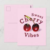 Kersen Briefkaart (Voorkant / Achterkant)