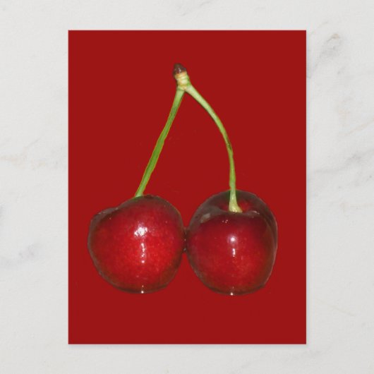 Kersen Briefkaart (Voorkant)