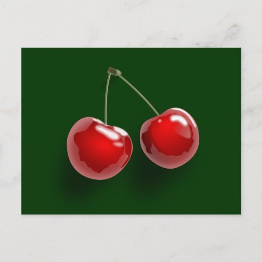 Kersen Briefkaart (Voorkant)
