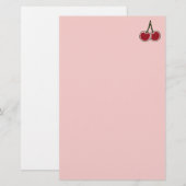 Kersen Briefpapier (Voorkant / Achterkant)