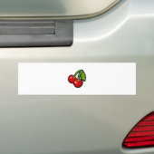 kersen bumpersticker (Op auto)