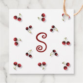 Kersen cadeau Label (Achterkant)