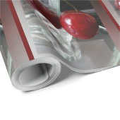 Kersen Cadeaupapier (Rol Hoek)