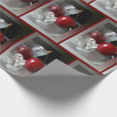 Kersen Cadeaupapier (Hoek)