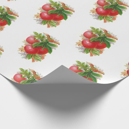  kersen cadeaupapier (Hoek)