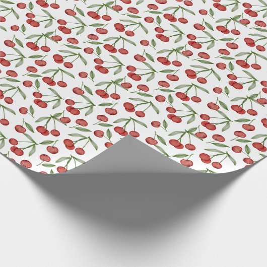 Kersen Cadeaupapier (Hoek)