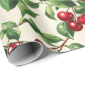  kersen cadeaupapier (Rol Hoek)