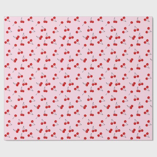 Kersen Cadeaupapier (Vlak)