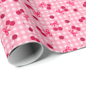 Kersen Cadeaupapier (Rol Hoek)