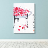 Kersen Canvas Afdruk (Insitu (Houten vloer))