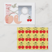 Kersen - Chubby Visitekaartje (Voorkant / Achterkant)