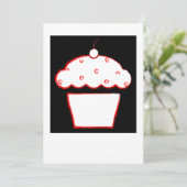 kersen cupcake (Staand voorkant)