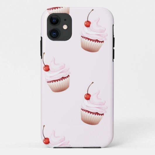 kersen cupcakes Case-Mate iPhone case (Achterkant)