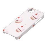 kersen cupcakes Case-Mate iPhone case (Onderkant)