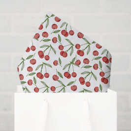 Kersen Decoupage Papier, Zomerfruit Tissuepapier