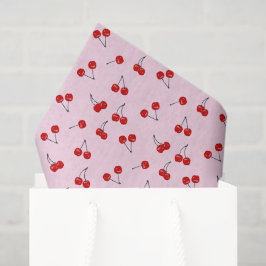 Kersen Decoupage Papier, Zomerfruit Tissuepapier