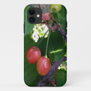 Kersen die rood worden iPhone 11 hoesje