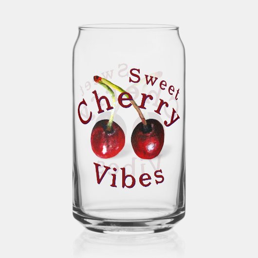 Kersen Drink glas (Voorkant)