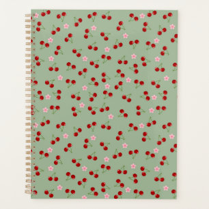 Kersen en bloemen planner