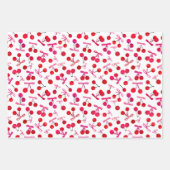 Kersen en bogen patroon inpakpapier vel (Voorkant 2)