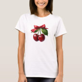 Kersen en een boog t-shirt (Voorkant)