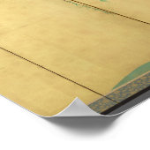 Kersen- en esdoornbomen van Sakai Hoitsu Poster (Hoek)