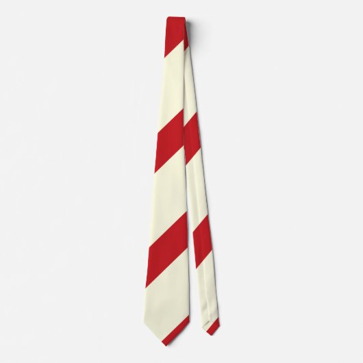 Kersen en kruidenband van crème stropdas (Voorkant)