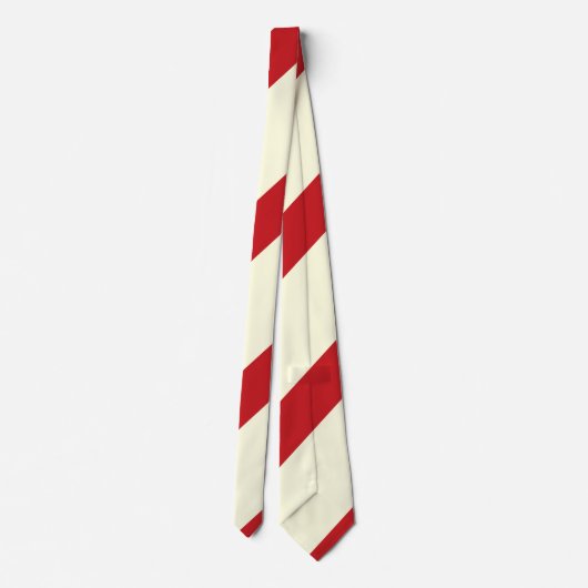 Kersen en kruidenband van crème stropdas (Achterkant)