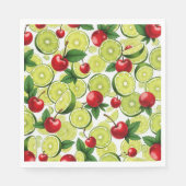 Kersen en limoenen servet (Voorkant)