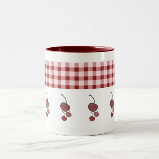 Kersen en Mok Gingham (Center)