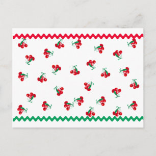 Kersen en Rac-inktkaartje Briefkaart