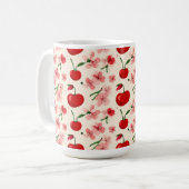Kersen En Roze Bloesem Koffiemok (Voorkant links)