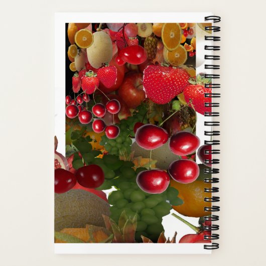 Kersen en vruchten notitieboek (Achterkant)