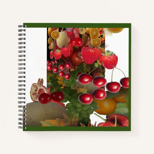 Kersen en vruchten notitieboek (Voorkant)